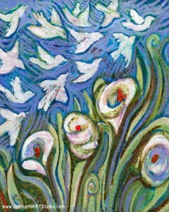 Lillies & Birds